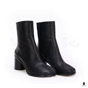 Tabi split-Toe leather men’s women’s boots calfskin EU35-48 6cm heel