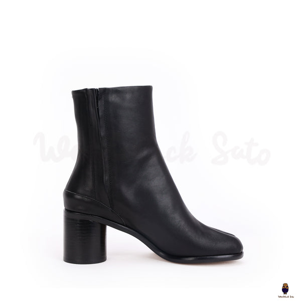 Nouveau Tabi bottes homme femme cuir à bout fendu cuir de veau EU35-48 talon 6 cm version améliorée