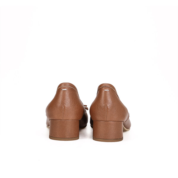 Brown Tabi split-toe leather Mary Jane flats 35-45